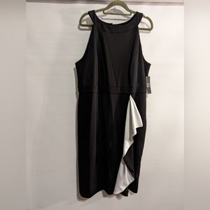 New York & Company Sleeveless Maxi Dress, Black, Size XL NWT